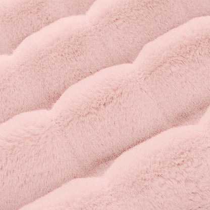 Luxe Cuddle Sydney Rosewater 58" - 60" Fabric per yard