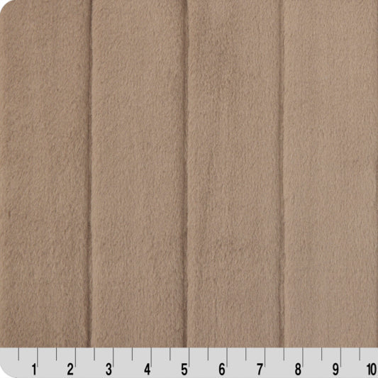 Luxe Cuddle Sydney Simply Taupe 58" - 60" Fabric per yard