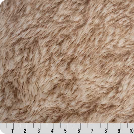 Luxe Cuddle Teddy Honey Bear 58"/60" Fabric per yard