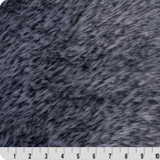 Luxe Cuddle Teddy Smokey 58"/60" Fabric per yard