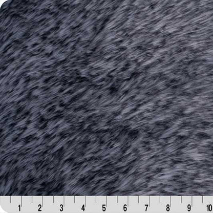 Luxe Cuddle Teddy Smokey 58"/60" Fabric per yard