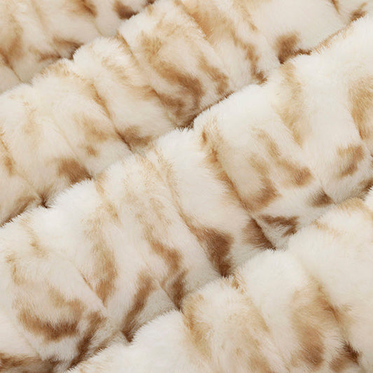Cappuccino Luxe Cuddle Vienna Bengal 58"/60" Fabric per yard