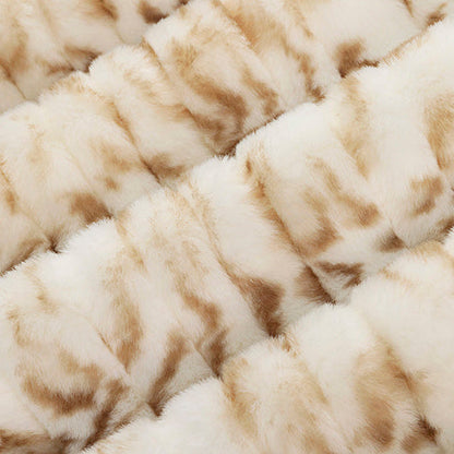 Cappuccino Luxe Cuddle Vienna Bengal 58"/60" Fabric per yard
