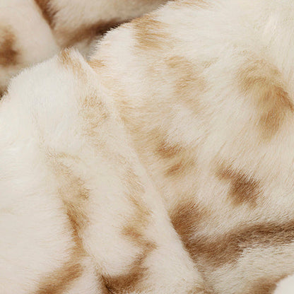 Cappuccino Luxe Cuddle Vienna Bengal 58"/60" Fabric per yard