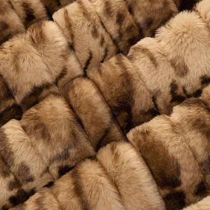 Pecan Luxe Cuddle Vienna Bengal 58"/60" Fabric per yard