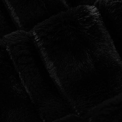 Luxe Cuddle Vienna Black" 58" - 60" Fabric per yard