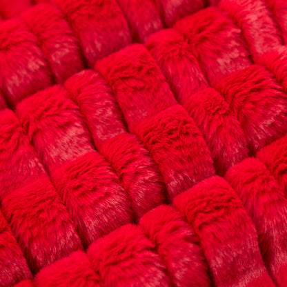 Luxe Cuddle Vienna Cardinal" 58" - 60" Fabric per yard