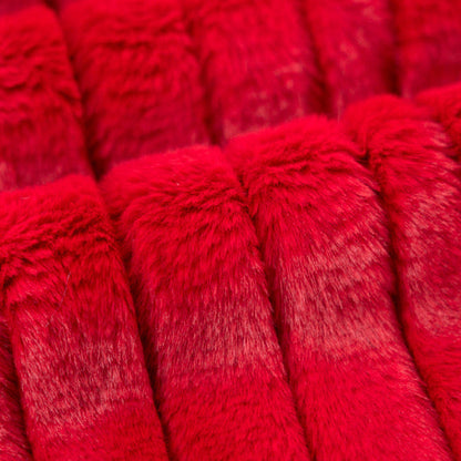 Luxe Cuddle Vienna Cardinal" 58" - 60" Fabric per yard