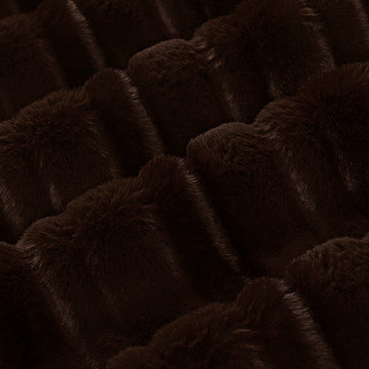 Luxe Cuddle Vienna Espresso" 58" - 60" Fabric per yard