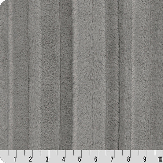 Luxe Cuddle Vienna Graphite 58" - 60" Fabric per yard