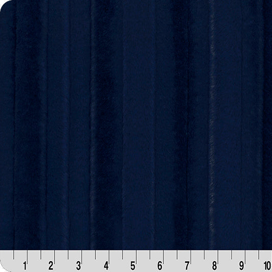 Luxe Cuddle Vienna Navy 58" - 60" Fabric per yard