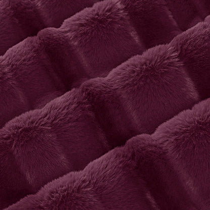 Luxe Cuddle Vienna Plumwine 58" - 60" Fabric per yard
