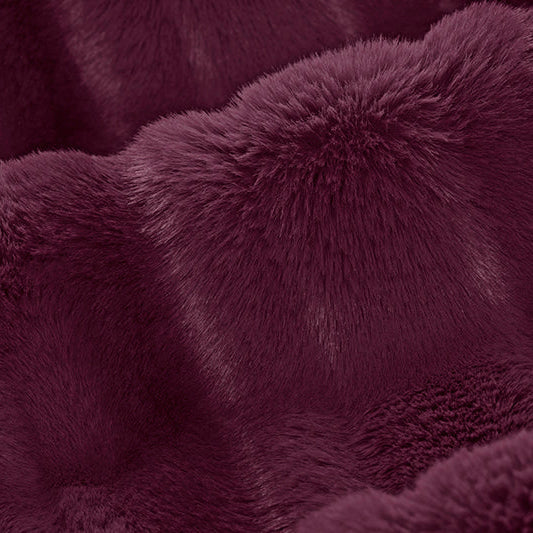 Luxe Cuddle Vienna Plumwine 58" - 60" Fabric per yard