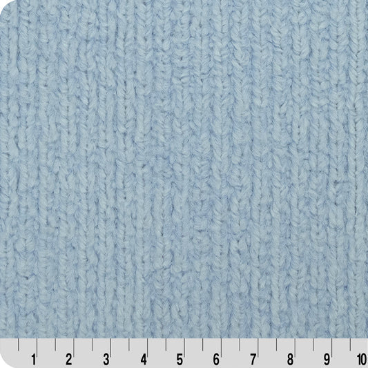 Luxe Cuddle Weave Blue 58" - 60" Fabric per yard