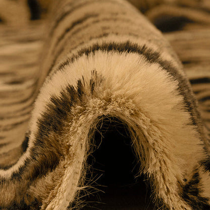 Cognac Luxe Cuddle Wild Jag 58"/60" Fabric per yard