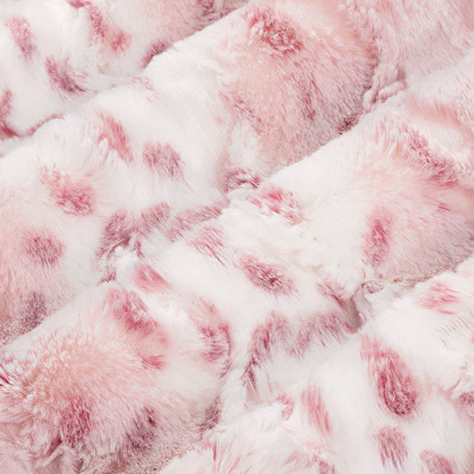 Luxe Cuddle Wild Lynx Wildrose 58" - 60" Fabric per yard