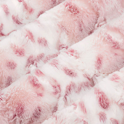Luxe Cuddle Wild Lynx Wildrose 58" - 60" Fabric per yard