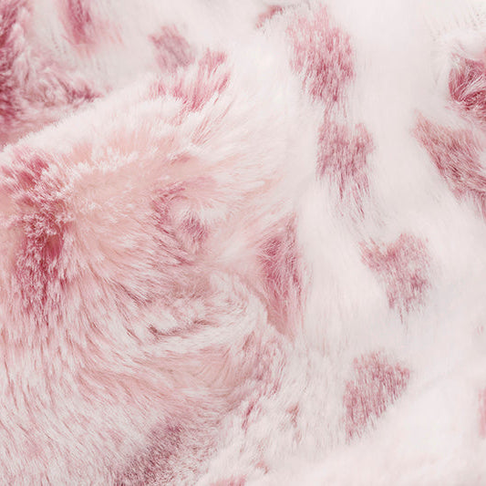 Luxe Cuddle Wild Lynx Wildrose 58" - 60" Fabric per yard