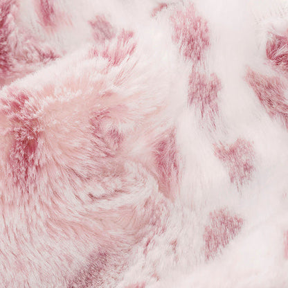 Luxe Cuddle Wild Lynx Wildrose 58" - 60" Fabric per yard