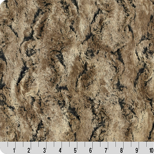 Walnut Luxe Cuddle Wild Rabbit 58"/60" Fabric per yard