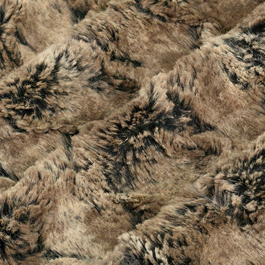 Walnut Luxe Cuddle Wild Rabbit 58"/60" Fabric per yard