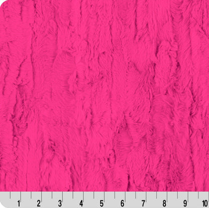 Luxe Cuddle Willow Think Pink 58" - 60" Fabric per yard