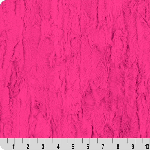 Luxe Cuddle Willow Think Pink 58" - 60" Fabric per yard