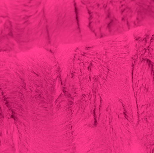 Luxe Cuddle Willow Think Pink 58" - 60" Fabric per yard