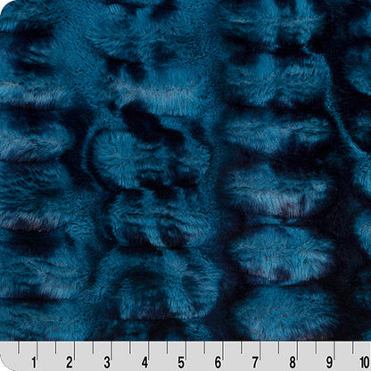 Dark Sea Luxe Cuddle Milan Enzo 58"/60" Fabric per yard