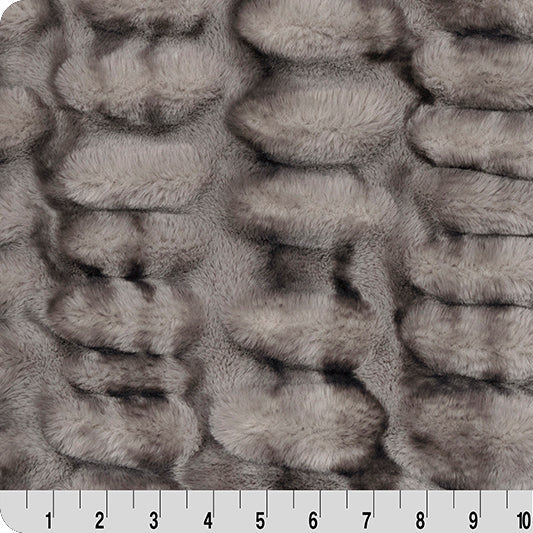 Graphite Luxe Cuddle Milan Enzo 58"/60" Fabric per yard