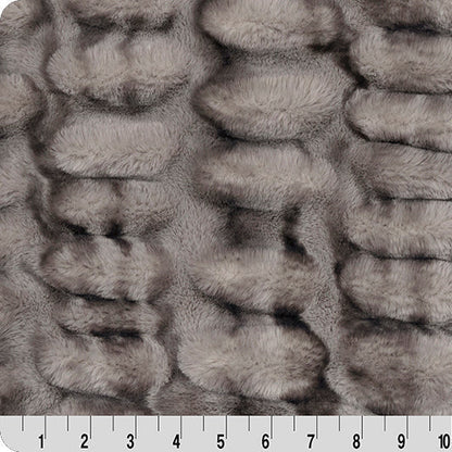 Graphite Luxe Cuddle Milan Enzo 58"/60" Fabric per yard
