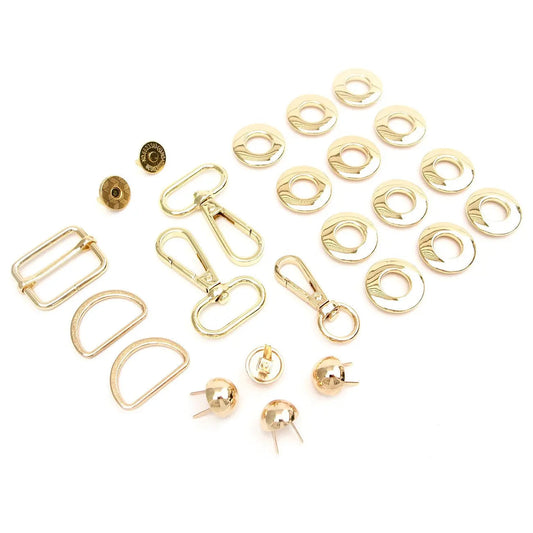 Magnolia Drawstring Bucket Bag Hardware Kit Gold