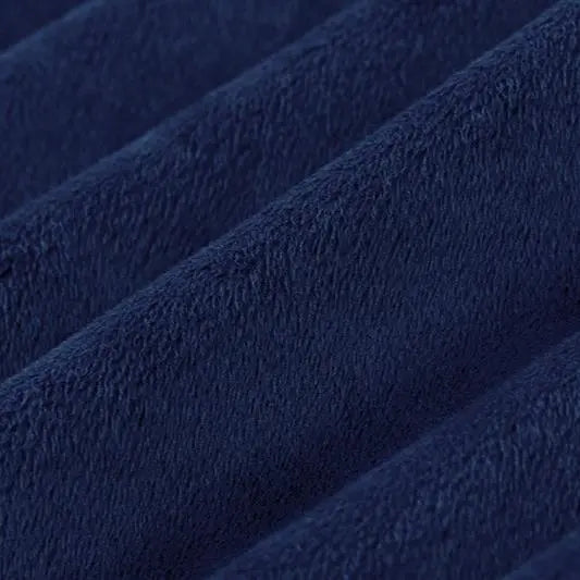 Midnight Blue Cuddle 3 Extra Wide Solid Fabric - ( 1 Yard Pack )
