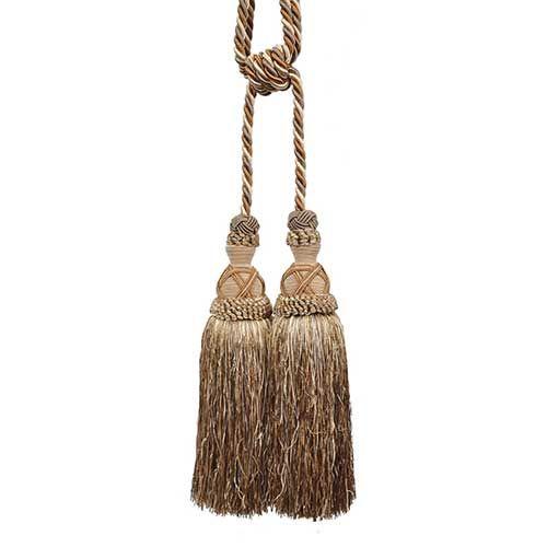 Milante Collection - 11" Length-DOUBLE TASSEL TIEBACK - 2PC