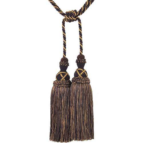Milante Collection - 11" Length-DOUBLE TASSEL TIEBACK - 2PC