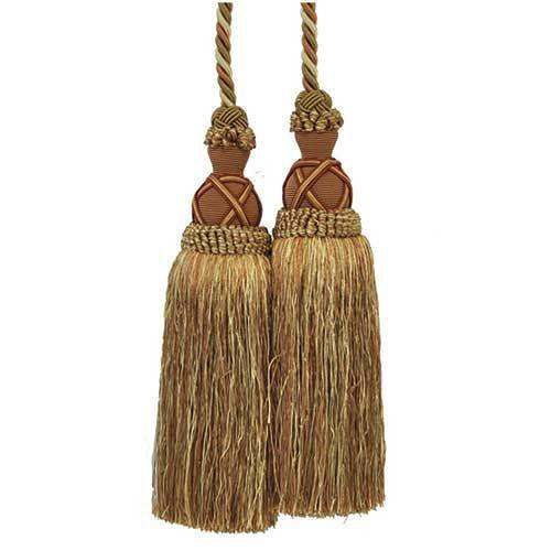 Milante Collection - 11" Length-DOUBLE TASSEL TIEBACK - 2PC