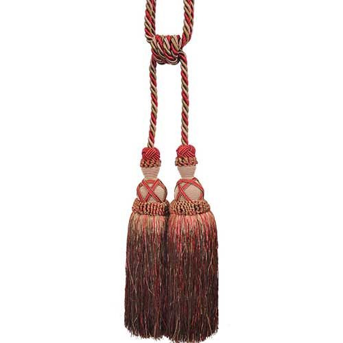 Milante Collection - 11" Length-DOUBLE TASSEL TIEBACK-BT-622-18/16