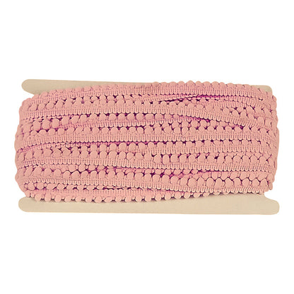 Mini Pom Pom Collection - 1/4" Width X 25 Yards in Pink
