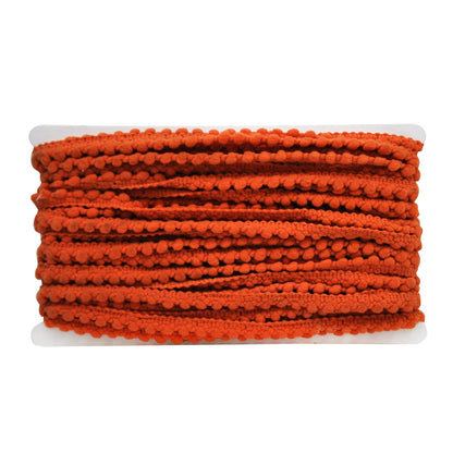 Mini Pom Pom Collection - 1/4" width X 25-Yard Roll in Brick