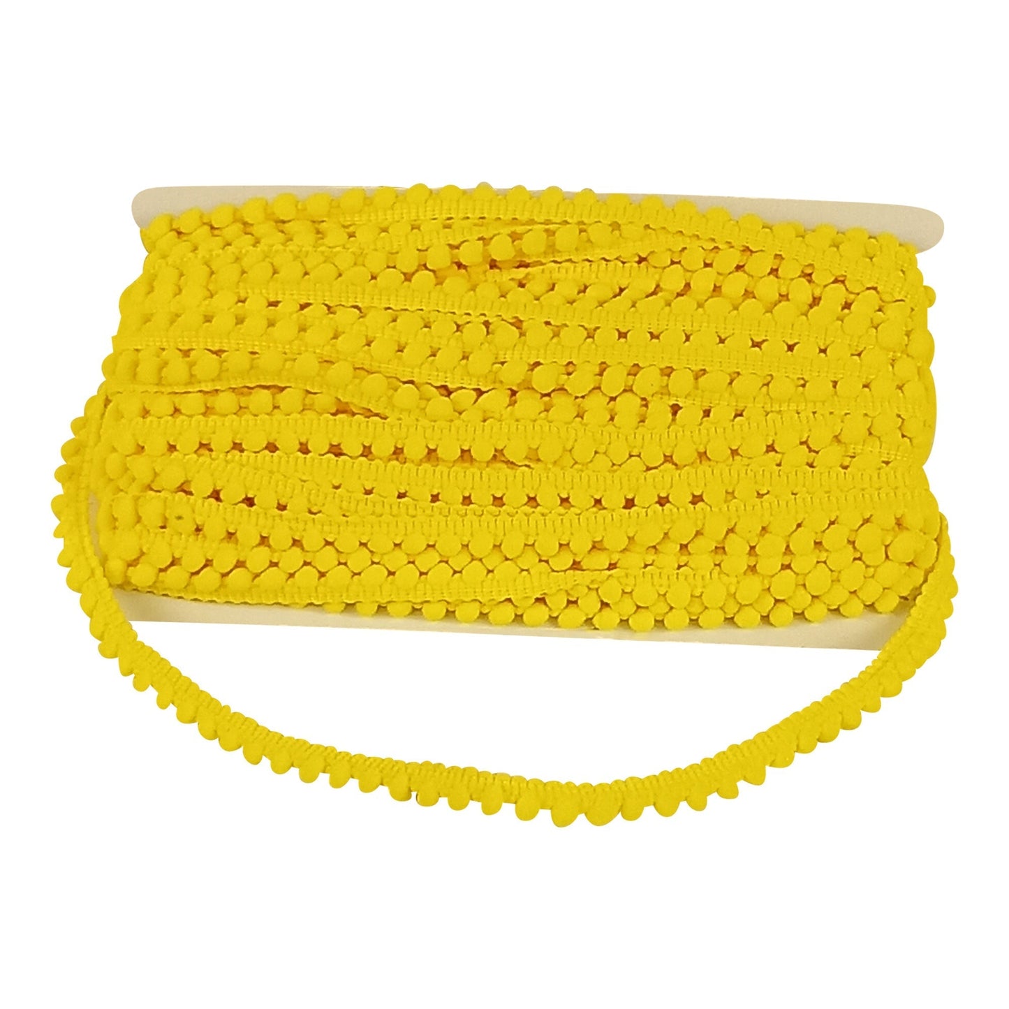 Mini Pom Pom Collection - 1/4" width X 25-Yard Roll in Yellow