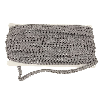 Mini Pom Pom Collection - 1/4" width X 25 Yards in Silver
