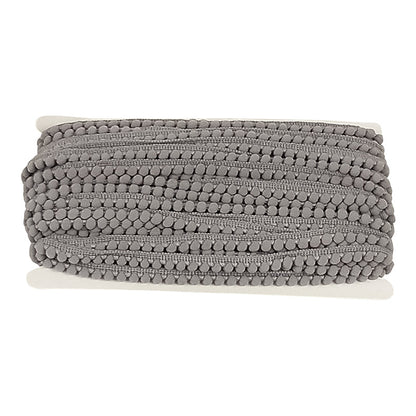 Mini Pom Pom Collection - 1/4" width X 25 Yards in Silver