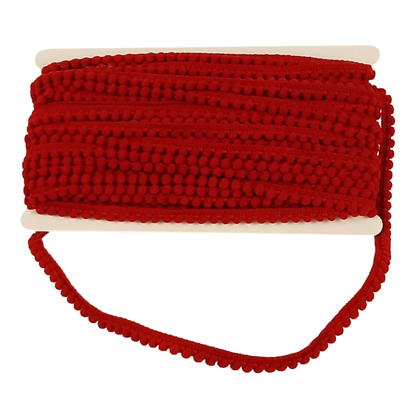 Mini Pom Pom Collection - 3/16" width (25 Yard Roll) - BP-100-22 Red