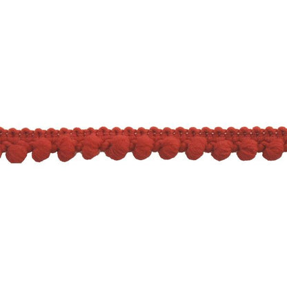 Mini Pom Pom Collection - 3/16" width (25 Yard Roll) - BP-100-22 Red