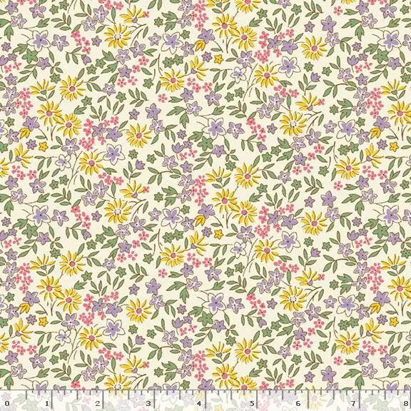 Multi Aunt Grace Calicos Cotton Wideback Fabric Per Yard