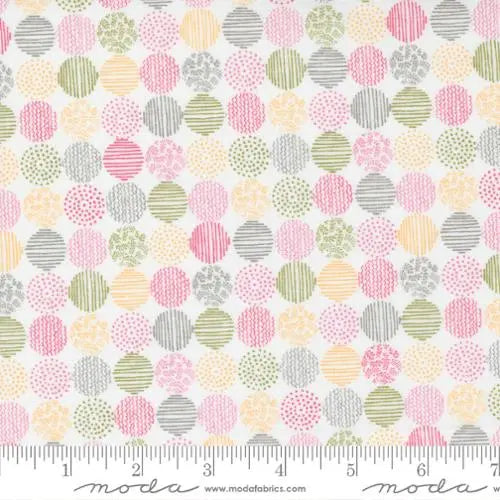 Multi Blender Dot Doodle Geometric 44"/45" Fabric Per Yard