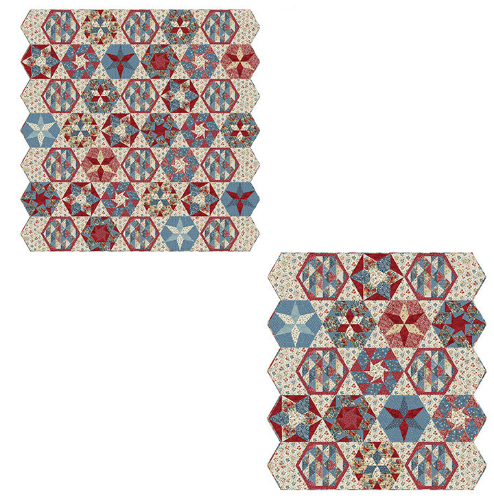 Multi Colour Pentagon  Pattern