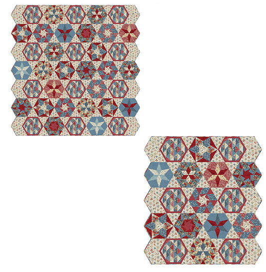 Multi Colour Pentagon  Pattern
