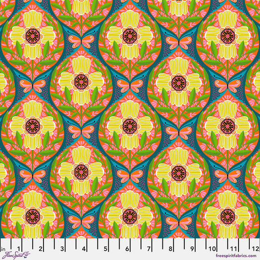 Multi Never Too Many What the Birds Said Cotton 44"/45" Fabric Per Yard