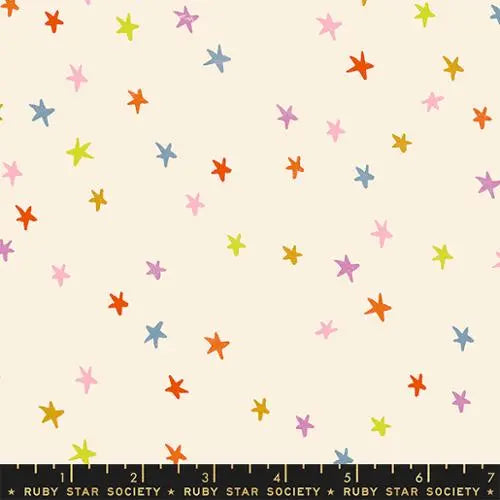 Multi Starry Wideback Cotton Wideback Fabric per yard